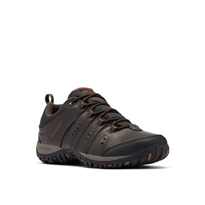 Image of Columbia Men&#039;s Woodburn 2 WP waterproof low rise hiking shoes, Brown (Cordovan x Cinnamon), 10 UK