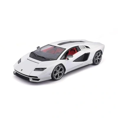 Image of Maisto M31459 Lamborghini Countach LPI 800 4 Super Car 1:18 Scale Cheong Die Cast, White