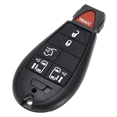 Image of VGOL Car 5 Button Remote Key Shell Compatible with Grand Voyager Replacement Keyless Entry Fob Case Cover Housing Automotive Accessories
