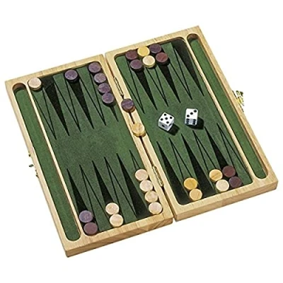 Image of Goki HS056 Backgammon Game, Mixed