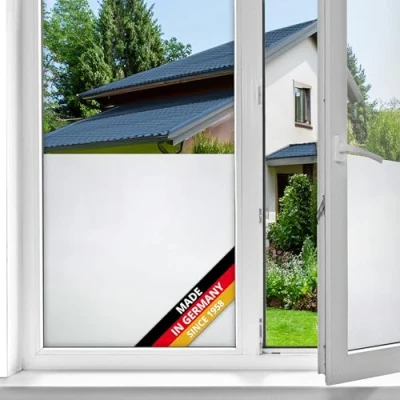 Image of d c fix window film privacy Frost static cling premium 45 cm x 1,5 m frosted glass sticker opaque for home, kitchen, bathroom &amp; office