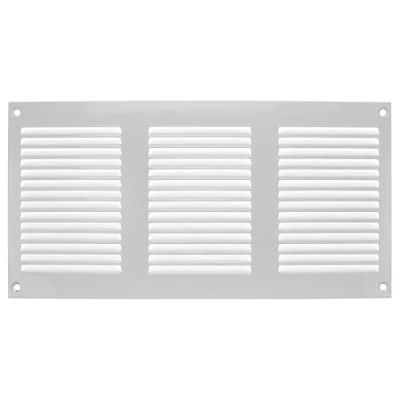 Image of Vent Systems 300 x 150mm / 12&#039;&#039; 6&quot; Inch Air Cover White Metal Return Grill with Built in Pest Guard Screen HVAC for Home Improvement Duct