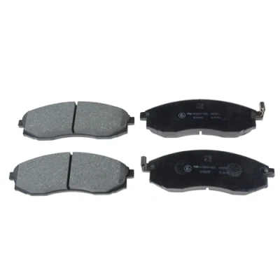 Image of 4106038U90, 410603L190, D106038U90, D106038U900, D10603L190 Brake pad set BLUE PRINT ADN14284 Front Axle with acoustic wear warning