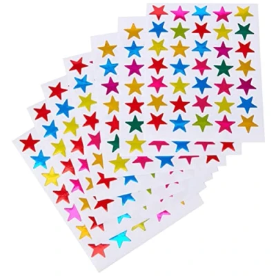 Image of Creation Station CT4247 20 mm Stars Peel and Stick Approx. 2,100, Assorted Colours