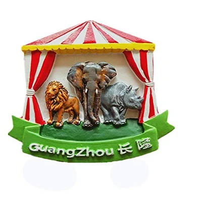 Image of Chimelong Guangzhou China Fridge Magnet 3D Travel Souvenir Gift Home &amp; Kitchen Decoration Magnetic Sticker Refrigerator Collection