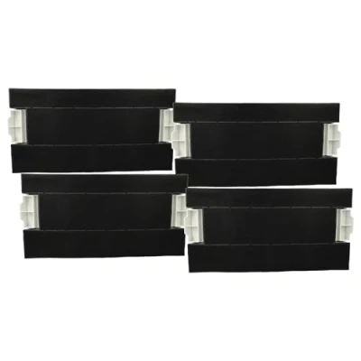 Image of vhbw 2x Activated Carbon Filter compatible with Bosch DHI655FXTI/01, DHI655NAU/01, DHI665VX/01 Extractor Hood 39.8 x 19.6/17.4 2.9 cm