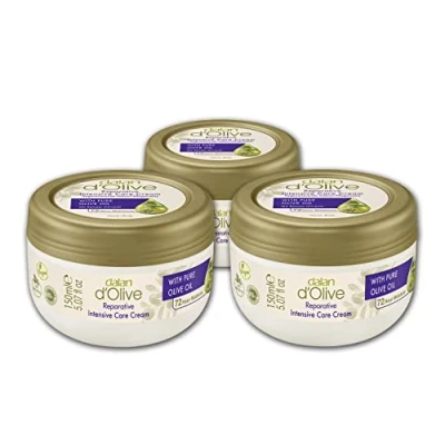 Image of 3 x Dalan d&#039;Olive Intensive Cream 150 ml Tin
