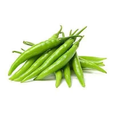 Image of Veenas Fresh Green Chilli Indian 200G Spicy 100% Vegetable Origin