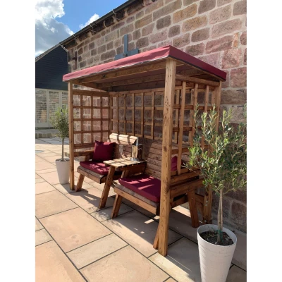 Image of Charles Taylor Grand Henley Arbour Burgundy W2250 D920 H1940 Weight 80kg