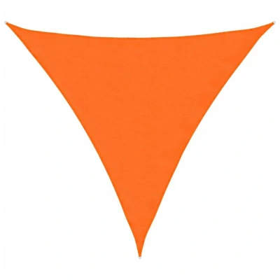 Image of vidaXL Sunshade Sail Oxford Fabric Triangular 6x6x6 m Orange