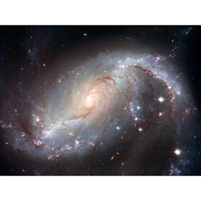 Image of Wee Blue Coo Space Stars Galaxy Spiral Universe Hubble Cosmos Large Art Print Poster Wall Decor 18x24 inch