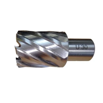 Image of 30mm Broaching Cutter for Magnetic Drill Universal Fitting Mag Drilling Bit Annular 12 32mm Diameter x 25 mm Length HSS Rotabroach Type Broach Hole Steel