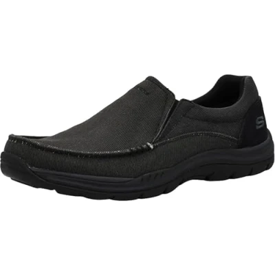 Image of Skechers Men&#039;s Expected Avillo Moccasin, Black, 5.5 UK