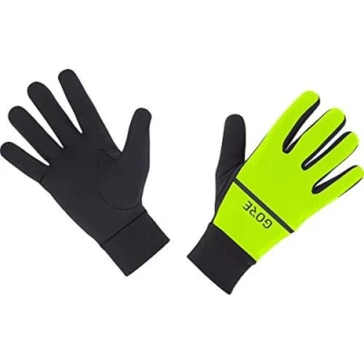 Image of GORE WEAR Unisex Gloves, R3, Neon Yellow/Black, 10