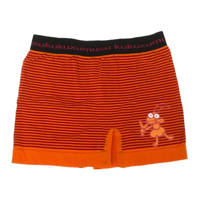 Image of Kukuxumusu Mens Thin elastic boxer and fabric adaptable to the body 98254 men Orange Size Small