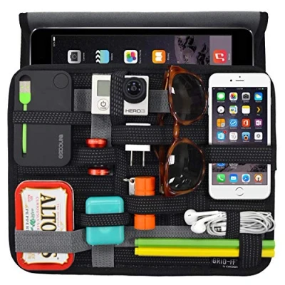 Image of Cocoon GRID IT WRAP Bag &amp; Organizer for iPad from 10 inches Case in Neoprene Tablet Organizing System Black / 28,5 x 3,2 23,5 cm