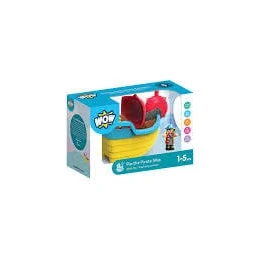 Image of WOW Toys Pip the Pirate Ship, Blue/Yellow/Red/Brown