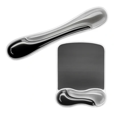 Image of Kensington Duo Gel Wave Mouse Mat with Wristrest Grey/Black 62399