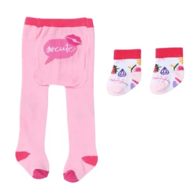 Image of BABY born Tights &amp; Socks 836064 Packs of Include Two Various Designs for Dolls up to 43cm Available in Assorted Suitable Children from 3 Years Old