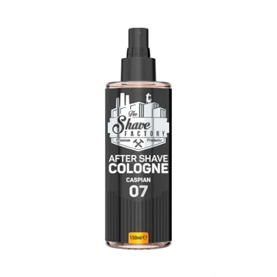 Image of the Shave Factory Aftershave Cologne for Men Caspian 150ml Fresh, Invigorating, and Warm Scent Aquatic, Citrus &amp; Woody Fragrance Soothes Irritation, Refreshes Skin