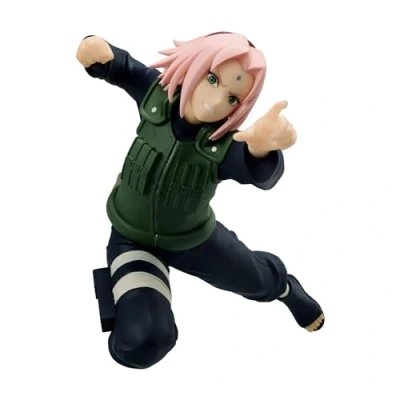 Image of BANPRESTO NARUTO SHIPPUDEN Sakura Figurine Vibration Stars 14cm