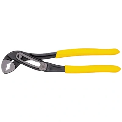 Image of Klein Tools D5057 Classic Klaw Quick Adjust V Jaw Tongue and Groove Pliers, Curved for Maximum Torque, 7 Inch