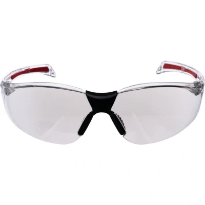 Image of JSP Stealth™ 8000 Safety Spectacles Indoor/Outdoor Anti scratch Lenses Clear/Red Frames (ASA790 162 900)