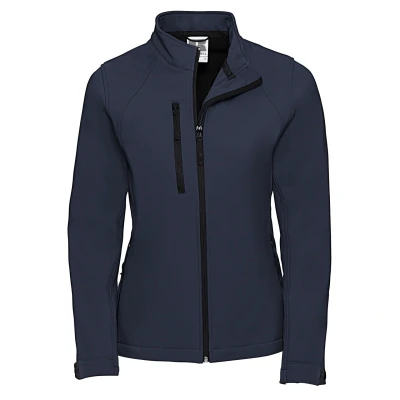Image of Russell Athletic Womens/Ladies Soft Shell Jacket (French Navy) Size 4XL