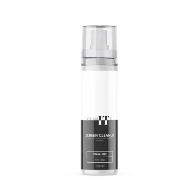 Image of ClarITy Screen Cleaner Anti Bacterial Spray Solution For Mobile Phones, TV&#039;s, Laptops, Monitors, LED, LCD, Plasma &amp; Tablets 100ml