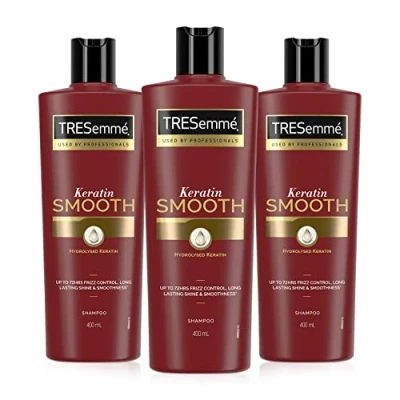Image of TRESemme Pro Collection Keratin Smooth Shampoo 400 ml 3 per pack