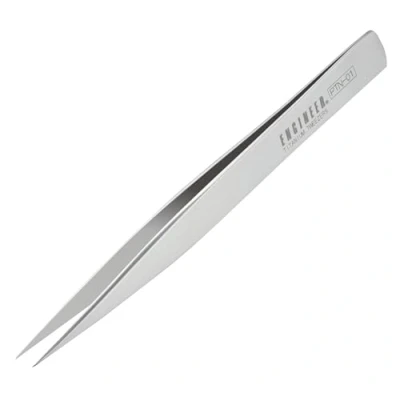 Image of Titanium Tweezers, fine Pointed Tips (125mm). Made in Japan. ENGINEER ptn 01