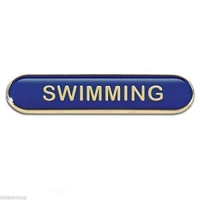Image of Emblems Gifts Swimming Badge ideal for schools (Blue)
