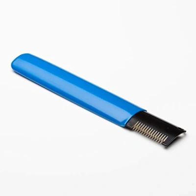 Image of Mikki Dog, Puppy Grooming Stripping Knife Hand Blade Tool for Coarse Hair Coats,Blue