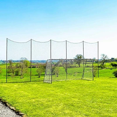 Image of FORZA Stop That Ball™ Socketed Ball Net and Post System Multi Sport Netting for the Garden, School or Sports Clubs (30ft)