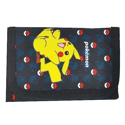 Image of Theonoi Children&#039;s Wallet Purse for Boys and Girls, Pokemon, 9 x 13 cm, comic