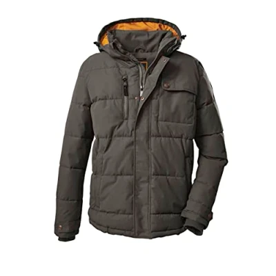 Image of G.I.G.A. DX GIGEQ 38527 000 Men&#039;s Casual Functional Jacket in Down Look with Zip Off Hood GW 64 MN QLTD JCKT Green Anthracite M