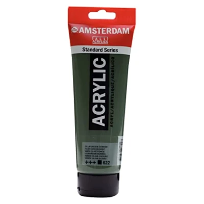 Image of Amsterdam Standard Series Acrylic Tube 250 ml Olive Green Deep 622 (17126220)