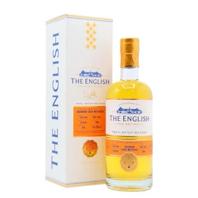 Image of The English Small Batch: First Fill Bourbon Cask Single Malt Whisky, 46% vol, 70cl Gift Box