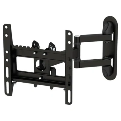Image of AVF EL204B A Multi Position Full Motion Long Extension TV Mount for 25 Inch to 40 or Monitor, Black