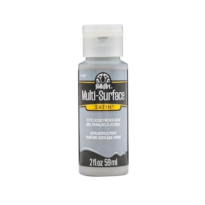 Image of Folkart Acrylic Paint, Grey, 2oz