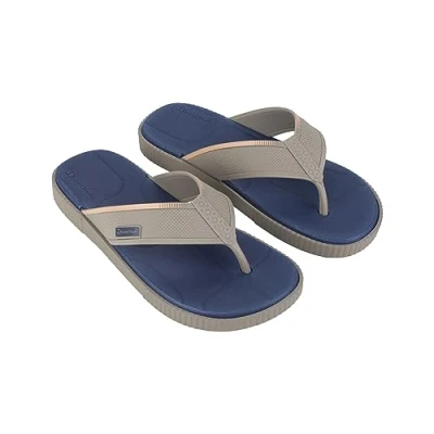 Image of Ipanema Men&#039;s Vintage Ad Flip Flop, Grey/Blue, 10 UK
