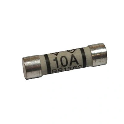 Image of UKCABLE TIES Domestic Plug Fuses 1A 2A 3A 5A 7A 10A 13A Ceramic Household Mains Top Electrical Cartridge (10A 5x)