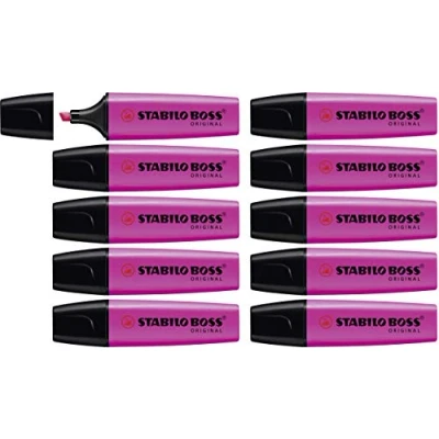 Image of STABILO Highlighter BOSS ORIGINAL Pack of 10 Lilac