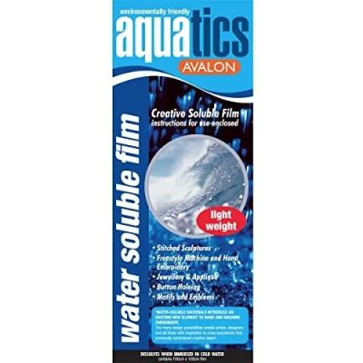 Image of Avalon Cold Water Soluble Film Dissolves Completely Away 100cm x pack with Instructions