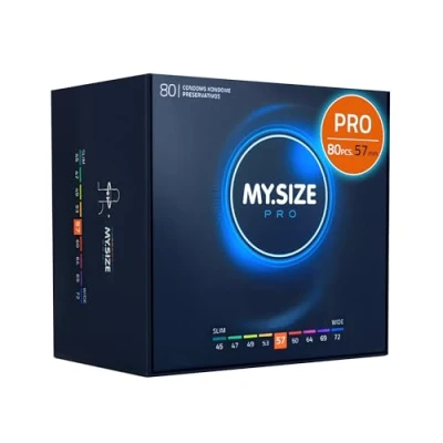 Image of MY.SIZE PRO Condom Size 4, 57 mm, 80 Condoms Perfect fit and a Suitable for Everybody