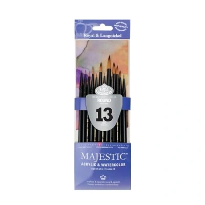 Image of Royal and Langnickel Majestic Premium Round Brush Set (Pack of 13)