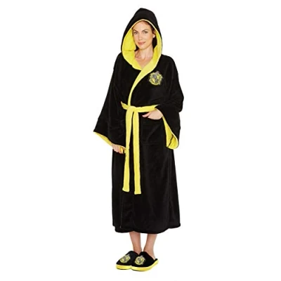 Image of Harry Potter Hufflepuff House Women&#039;s Bathrobe
