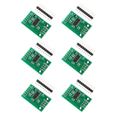 Image of HALJIA 6Pcs HX711 Weight Pressure Sensor Module 24 bit Precision AD Dual channel Load Cell Compatible with Arduino DIY