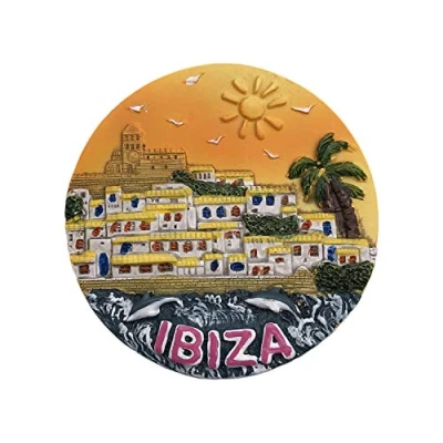 Image of Ibiza Spain 3D Refrigerator Magnet Tourist Souvenirs Resin Magnetic Stickers Fridge Home &amp; Kitchen Decoration from China