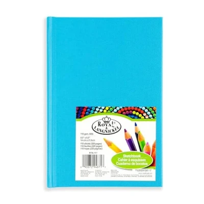 Image of Royal and Langnickel Sketchbook 5.5 inch x 8.5 Blue